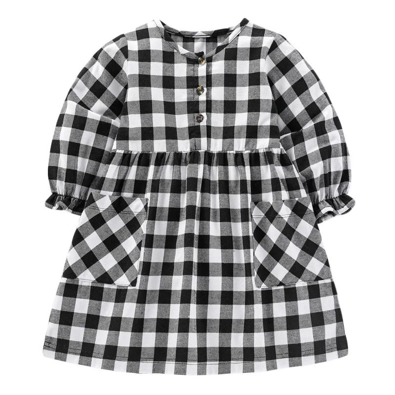 YUSHI Girls Dress Kids Plaid Patchwork Long Sleeve Dresses Baby Girl Casual Clothes for 2-7 Years
YUSHI Girls Dress Kids Plaid Patchwork Long Sleeve Dresses Baby Girl Casual Clothes for 2-7 Years