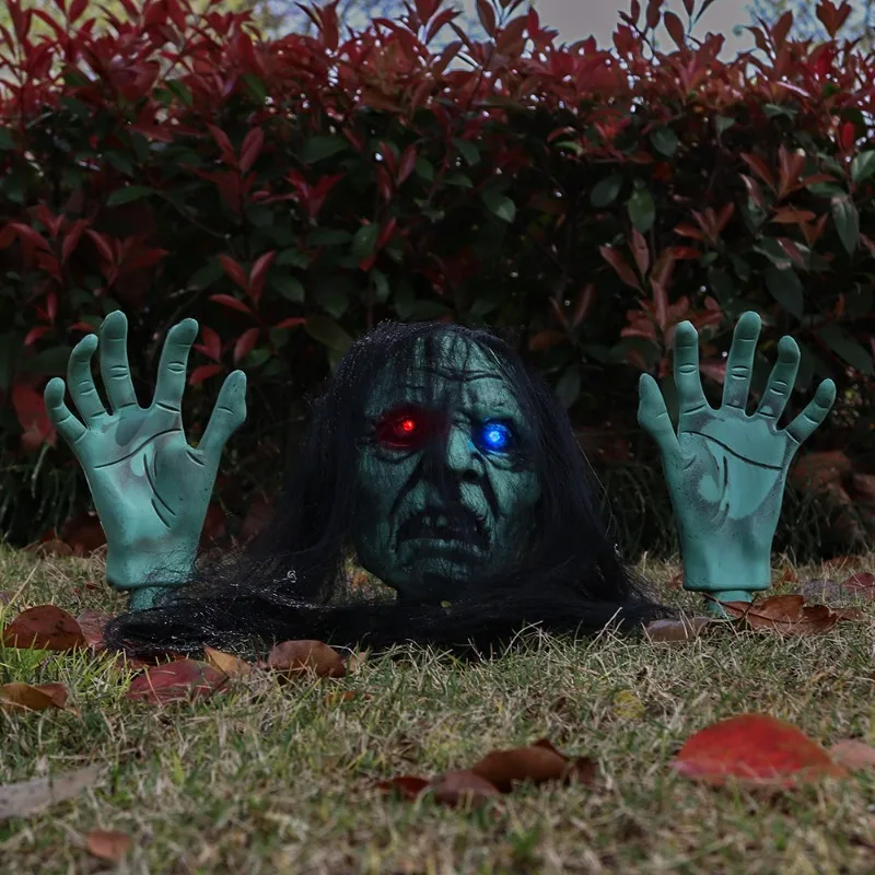 Halloween Earth Insertion Skeleton Set Ghost House Decoration Prop Simulation Skeleton Skeleton Glowing Skeleton Head Ornament
Halloween Earth Insertion Skeleton Set Ghost House Decoration Prop Simulation Skeleton Skeleton Glowing Skeleton Head Ornament