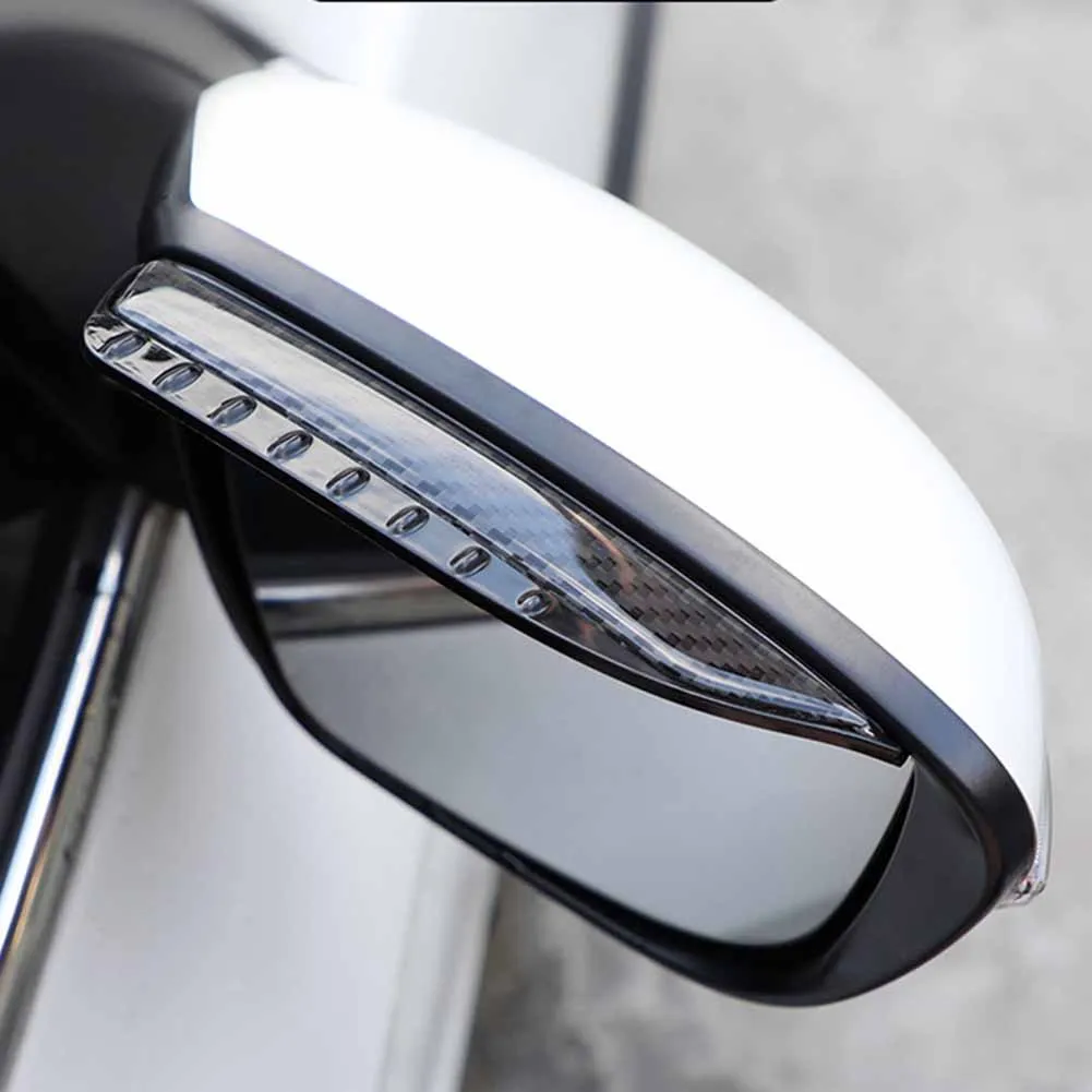 Guard Car Mirror Rain Eyebrow 180*48mm Black Carbon Fiber+PVC For Side Rear View Replacement Sun Visor Board High Quality
Guard Car Mirror Rain Eyebrow 180*48mm Black Carbon Fiber+PVC For Side Rear View Replacement Sun Visor Board High Quality