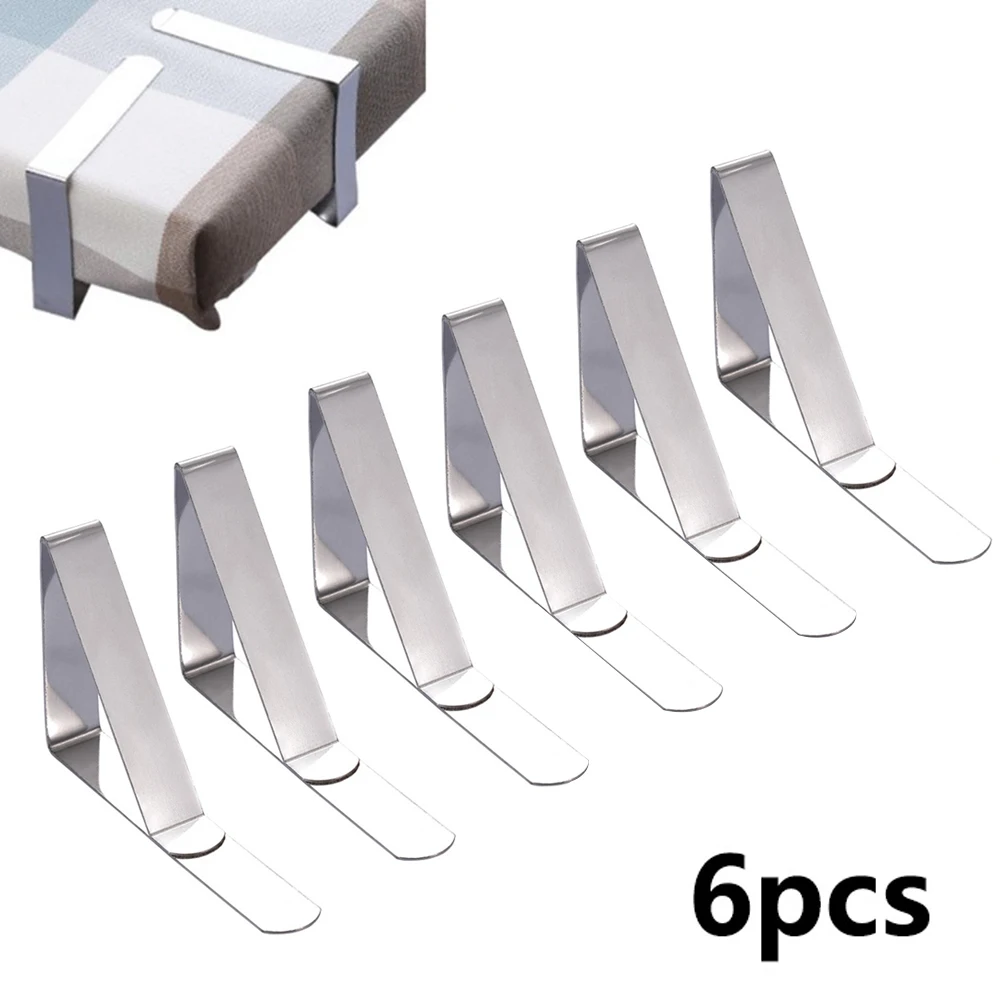 Table Clamps Tablecloth Holder Clamps Silver 7.2*4.6*1.2cm For Home Picnics Party Mirror Polished Stainless Steel
Table Clamps Tablecloth Holder Clamps Silver 7.2*4.6*1.2cm For Home Picnics Party Mirror Polished Stainless Steel