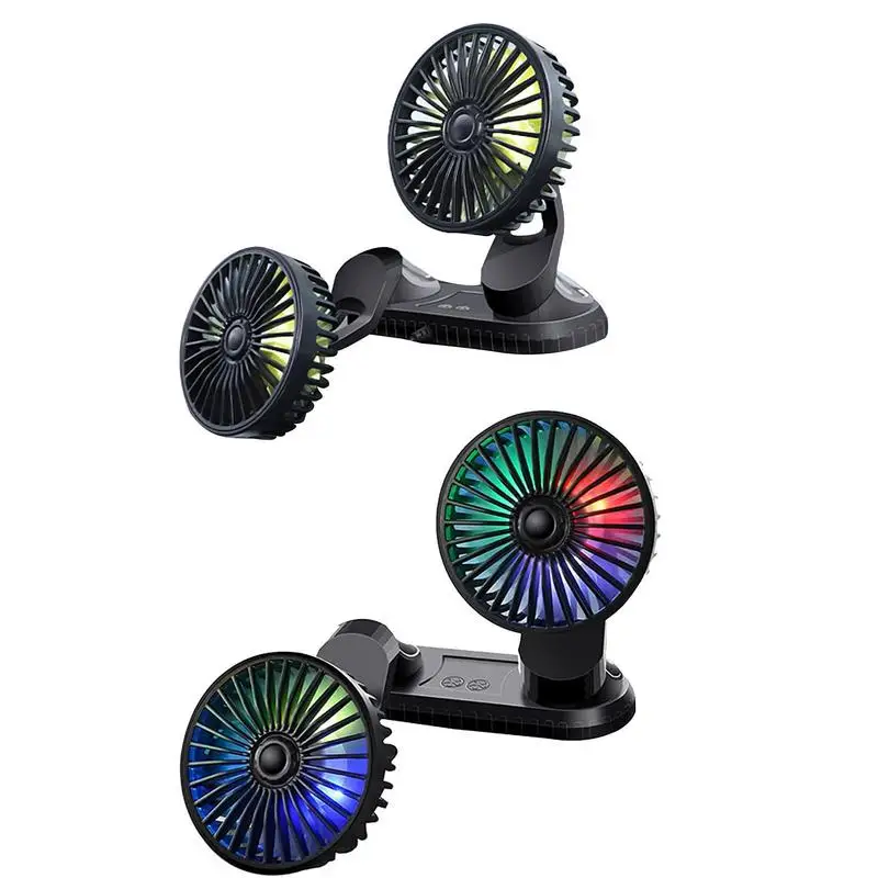 Dual Head Electric Fan 360 Degrees Adjustable Fan Portable Vehicle Fan Adjustable Electric Car USB Fan For Dashboard SUV RV
Dual Head Electric Fan 360 Degrees Adjustable Fan Portable Vehicle Fan Adjustable Electric Car USB Fan For Dashboard SUV RV