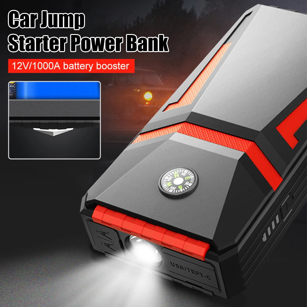 12V Car Battery Jump Starter 30000mAh Portable Power Bank Battery Booster with LED Flashlight Emergency Starter Gasoline Diesel
12V Car Battery Jump Starter 30000mAh Portable Power Bank Battery Booster with LED Flashlight Emergency Starter Gasoline Diesel