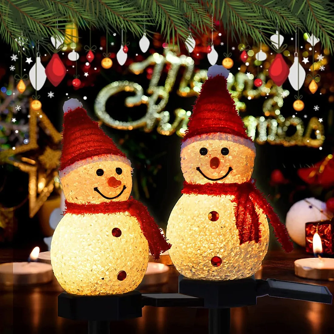 Christmas Solar Power Snowman Light Outdoor Waterproof Lawn Lamps Garden LED Garland Yard Fence Light for Christmas Decoration
Christmas Solar Power Snowman Light Outdoor Waterproof Lawn Lamps Garden LED Garland Yard Fence Light for Christmas Decoration