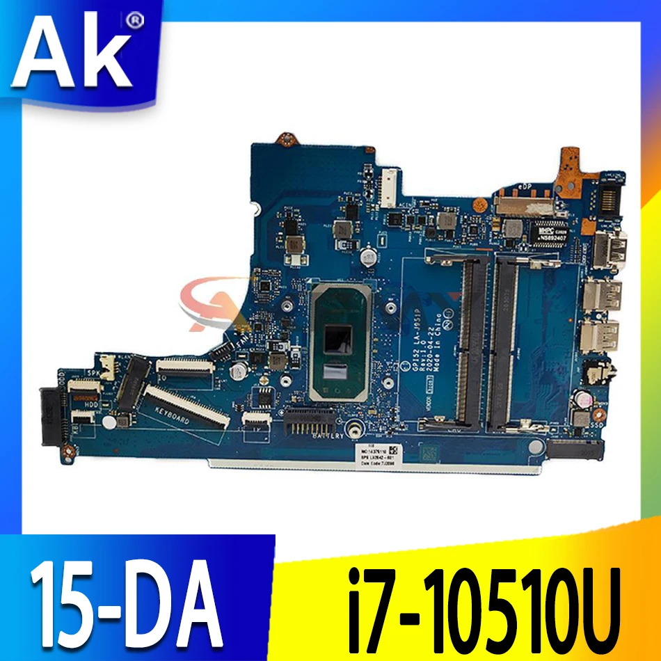 Женская материнская плата для HP 15-DA, системная плата с процессором i7-10510U, GM UMA, полностью протестирована, 100%
Женская материнская плата для HP 15-DA, системная плата с процессором i7-10510U, GM UMA, полностью протестирована, 100%