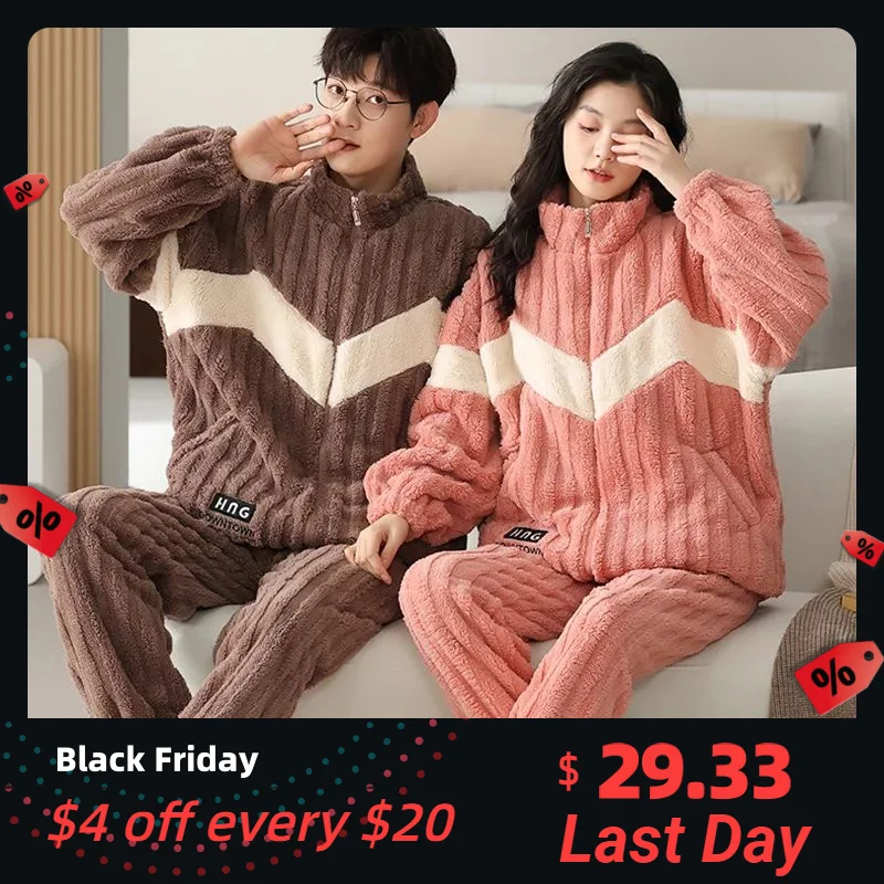 Winter Women Men Casual Warm Soft Sleepwear Pajamas Pant Velvet Fleecel Couple Unisex Thick Solid Color Patchwork Stripes
Winter Women Men Casual Warm Soft Sleepwear Pajamas Pant Velvet Fleecel Couple Unisex Thick Solid Color Patchwork Stripes