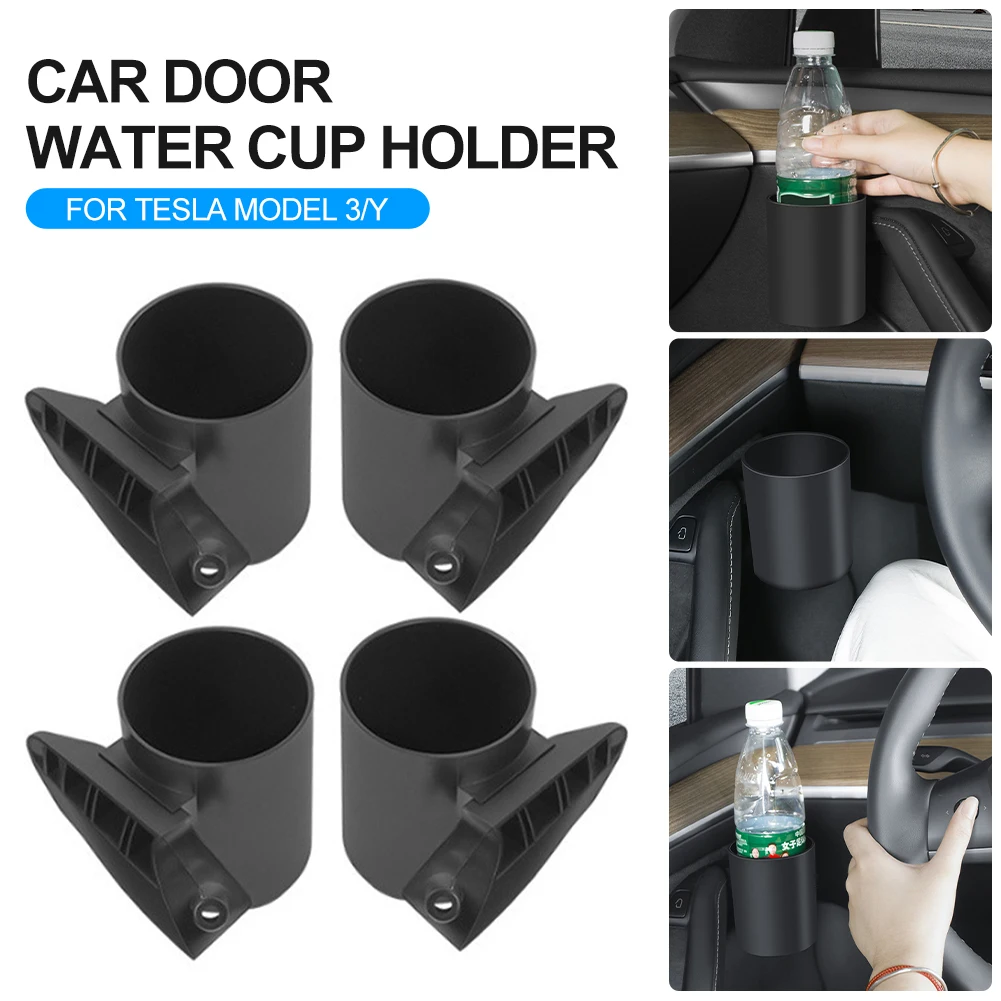 For Tesla Model 3 Y 2021 2022 2023 Car Door Cup Holder for Front Doors Mount Drink Water Bottle Stand Auto Interior Accessories
For Tesla Model 3 Y 2021 2022 2023 Car Door Cup Holder for Front Doors Mount Drink Water Bottle Stand Auto Interior Accessories