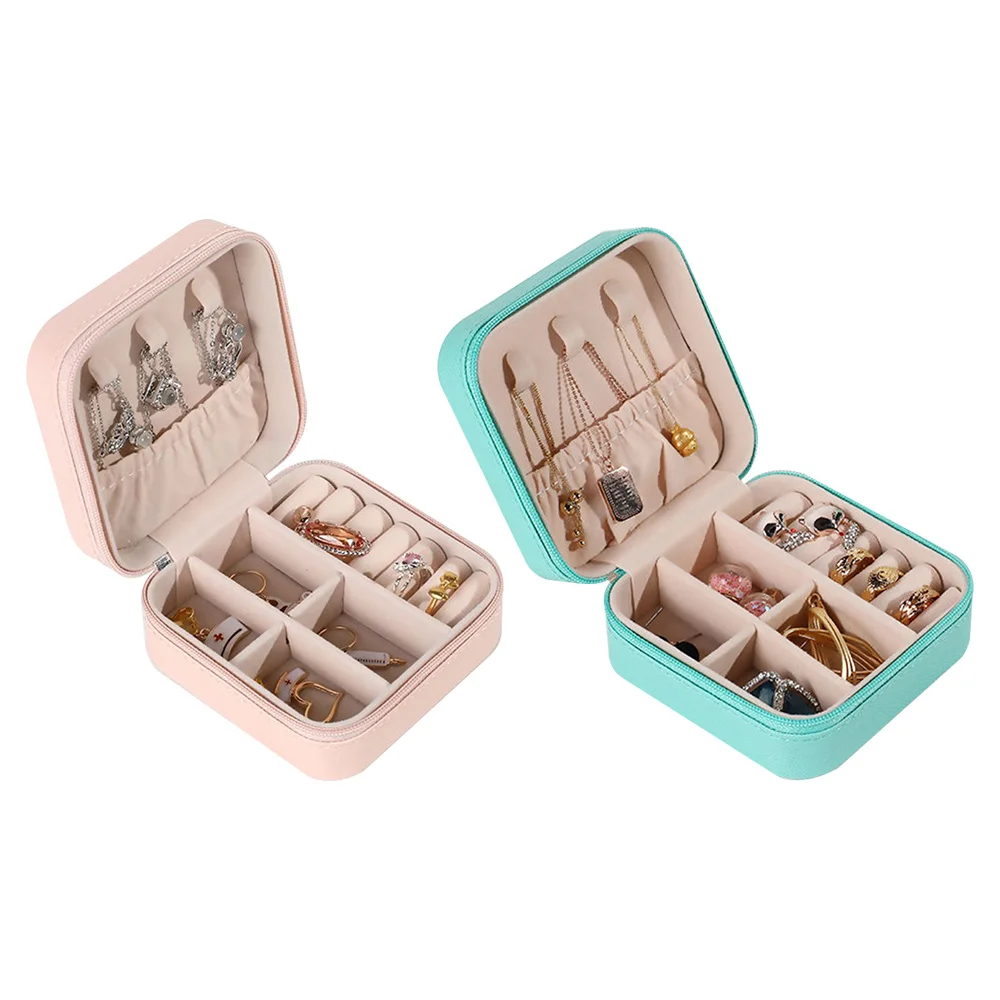 PU Leather Jewelry Box Organizer Necklace Earrings Ring Display Storage Box Portable Travel Jewelry Case Holder for Women Girls
PU Leather Jewelry Box Organizer Necklace Earrings Ring Display Storage Box Portable Travel Jewelry Case Holder for Women Girls