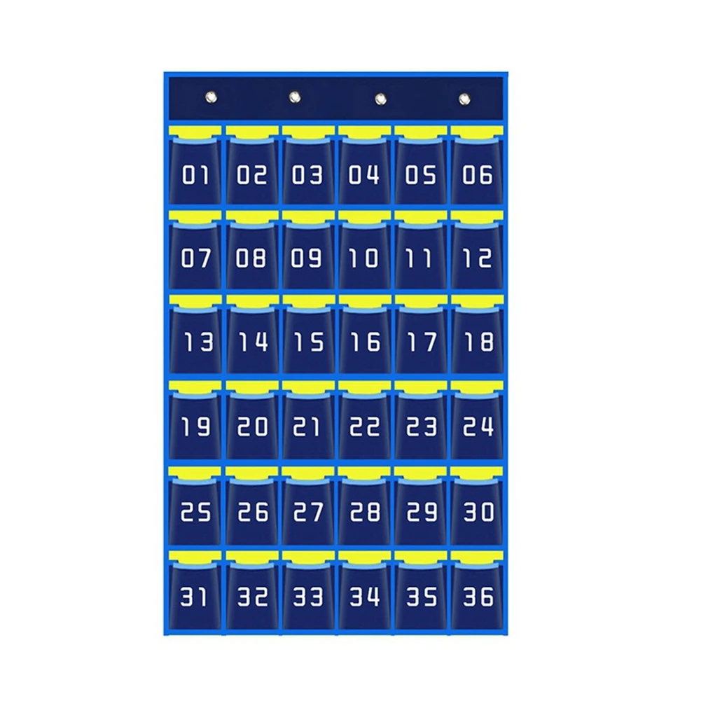 36 Numbered Pockets Chart Cell Phone Hanging Organizer Hanging Storage Bag for Classroom Calculator Mobile Phone Holders
36 Numbered Pockets Chart Cell Phone Hanging Organizer Hanging Storage Bag for Classroom Calculator Mobile Phone Holders
