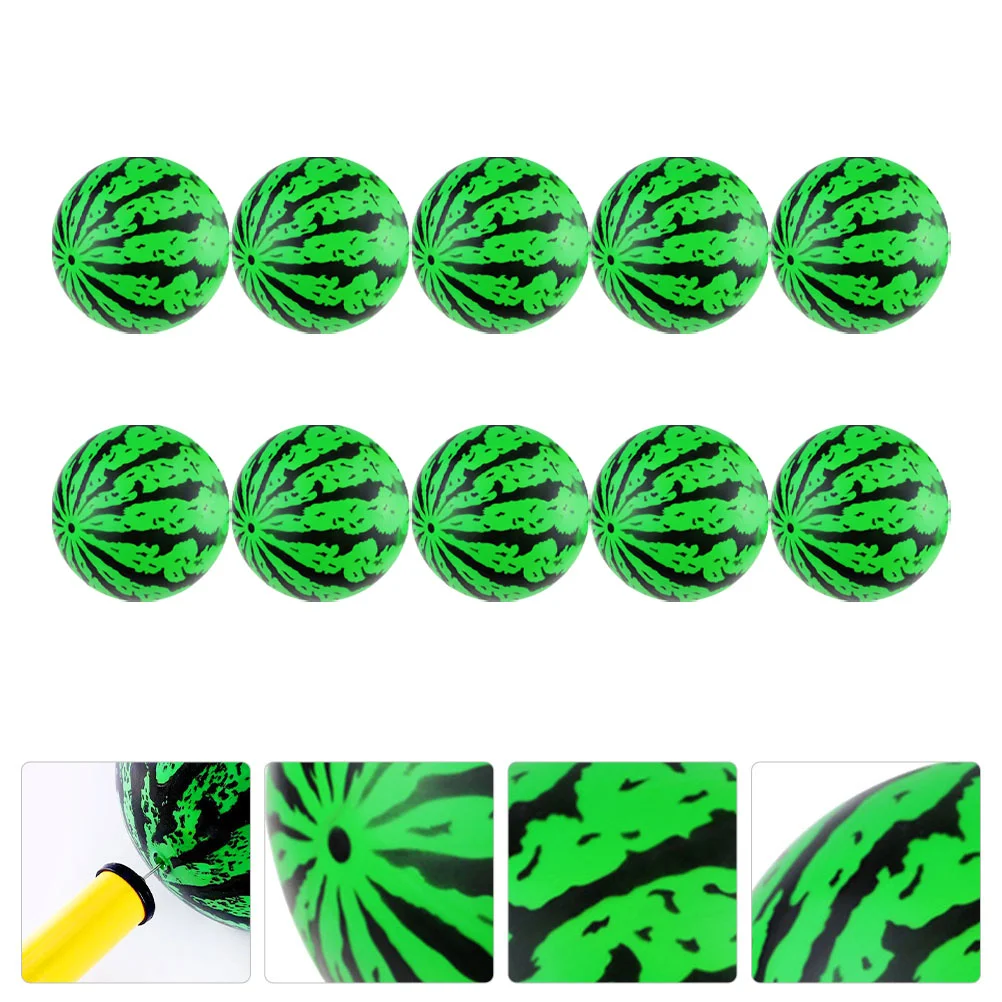 

10 Pcs Watermelon Balls PVC Inflatable Swimming Pools Kids Bouncing Beach Child Toy