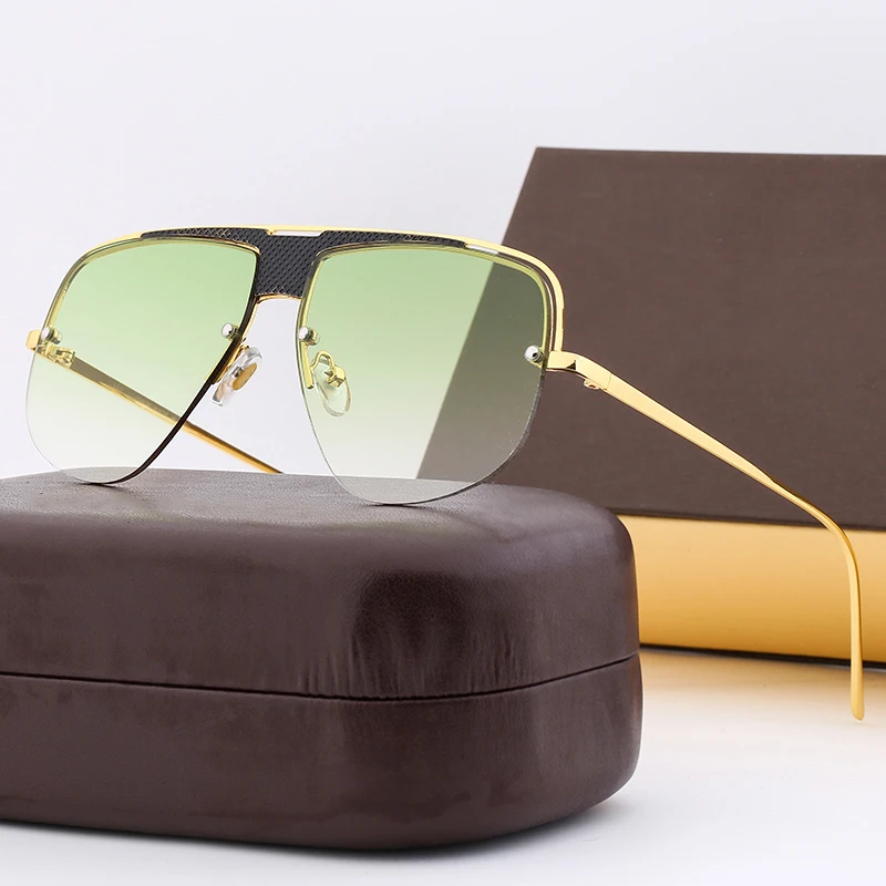 Sunglasses AAA Men Luxury Brand l-u Mirror Colors optical Women 31G Pilot glasses Metal frame Vintage
Sunglasses AAA Men Luxury Brand l-u Mirror Colors optical Women 31G Pilot glasses Metal frame Vintage
