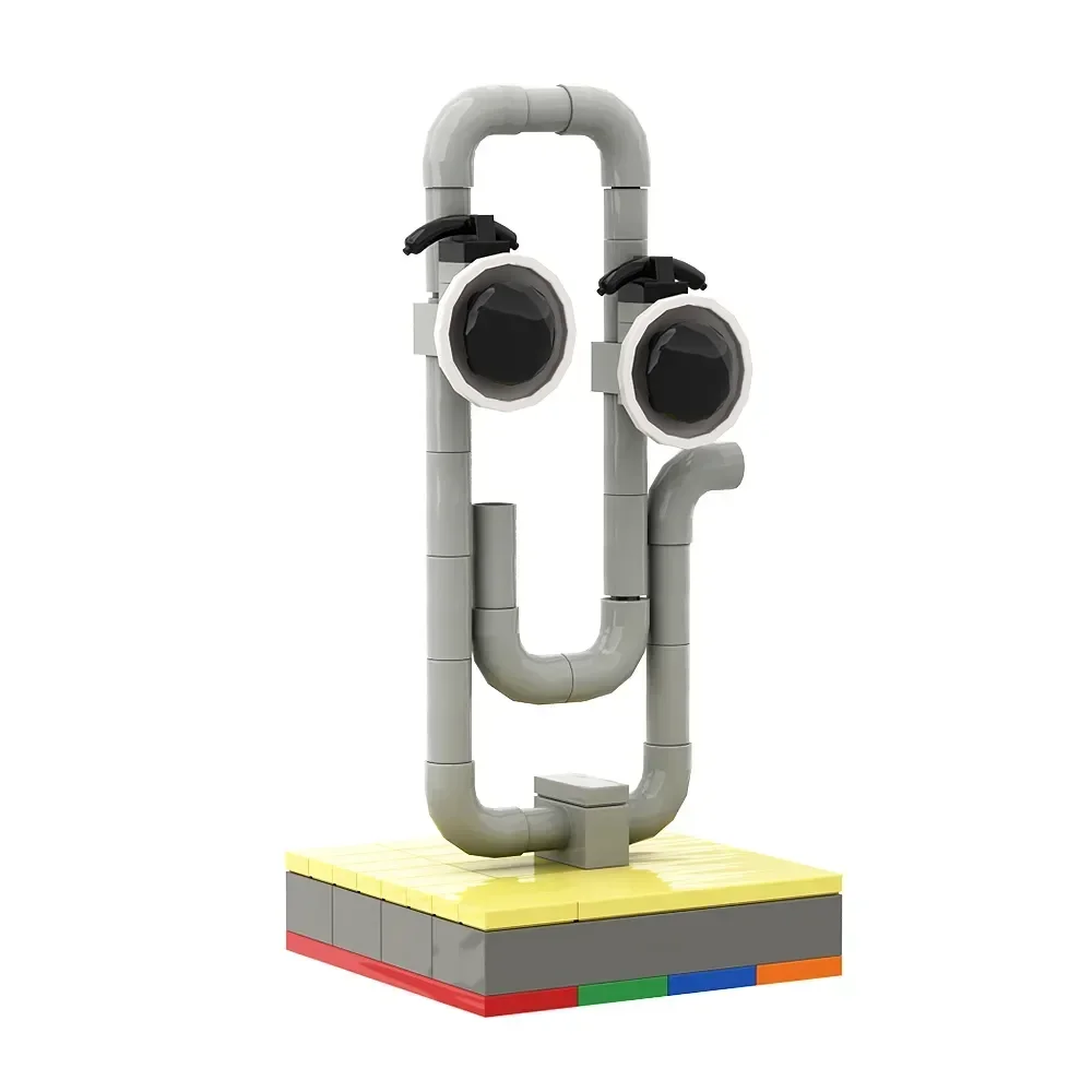 

Gobrick MOC Clippy эпохи, мир, модель, кирпичи, набор строительных блоков, развивающие игрушки для детей, подарок на день рождения, игрушки