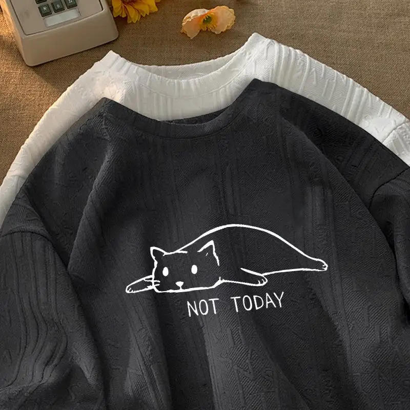 Summer Retro Trend Street Graphic T-shirt New Waffle Men and Women Loose Design Couple Casual Short Sleeve Top harajuku y2k
Summer Retro Trend Street Graphic T-shirt New Waffle Men and Women Loose Design Couple Casual Short Sleeve Top harajuku y2k