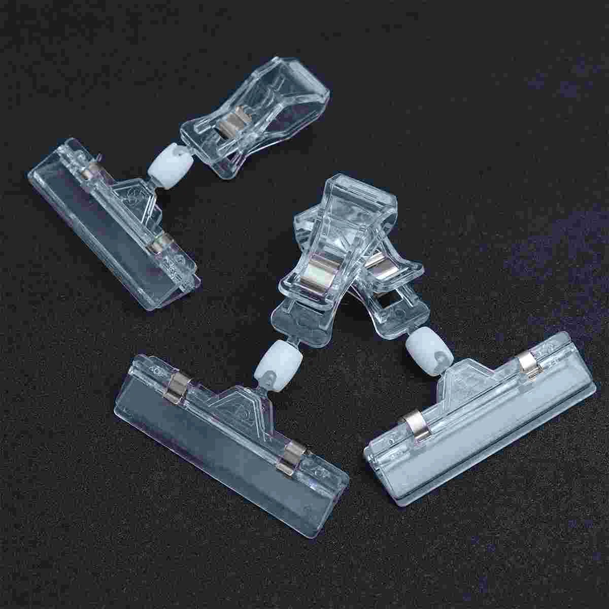 Transparent Price Holder Clips, 10PCS Merchandise Sign Display Clips, Rotatable Fixator for Home Market Shopping Mall
Transparent Price Holder Clips, 10PCS Merchandise Sign Display Clips, Rotatable Fixator for Home Market Shopping Mall