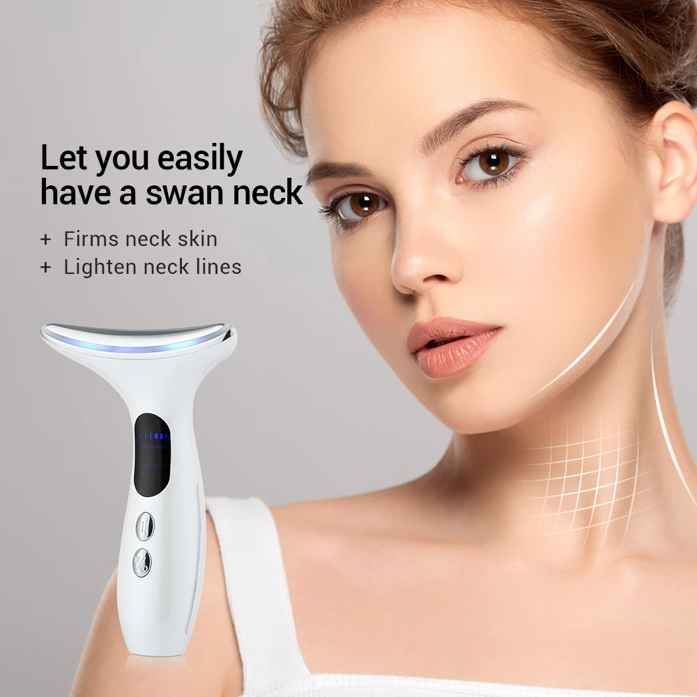 Neck Face Massagers Anti Wrinkle Lifting 3 Colors Led Photon Therapy Skin Tighten Reduce Double Chin Beauty Device Skin Care
Neck Face Massagers Anti Wrinkle Lifting 3 Colors Led Photon Therapy Skin Tighten Reduce Double Chin Beauty Device Skin Care