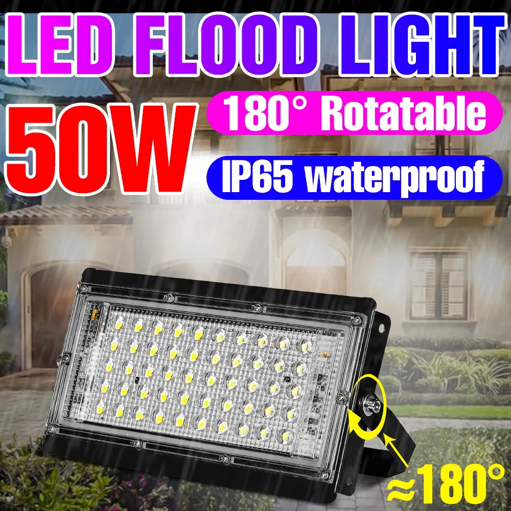 Outdoor Floodlight LED Spotlights IP65 Waterproof Wall Lamp LED Reflector Flood Lights For Exterior Garden Landscape Decoration
Outdoor Floodlight LED Spotlights IP65 Waterproof Wall Lamp LED Reflector Flood Lights For Exterior Garden Landscape Decoration