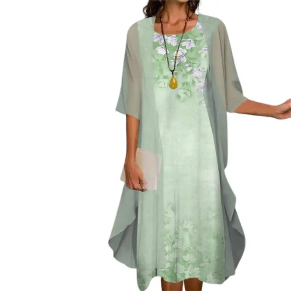 1 Set Office Lady Cardigan Dress Floral Print Large Hem Spring Summer Elegant Chiffon Coat Dress for Daily Wear
1 Set Office Lady Cardigan Dress Floral Print Large Hem Spring Summer Elegant Chiffon Coat Dress for Daily Wear