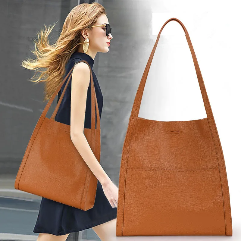 2023 Simple Genuine Leather Women Handbag Luxury Designer Brand Ladies Shoulder Bag Solid Soft COW LEATHER Women's Totes Bag
2023 Simple Genuine Leather Women Handbag Luxury Designer Brand Ladies Shoulder Bag Solid Soft COW LEATHER Women's Totes Bag