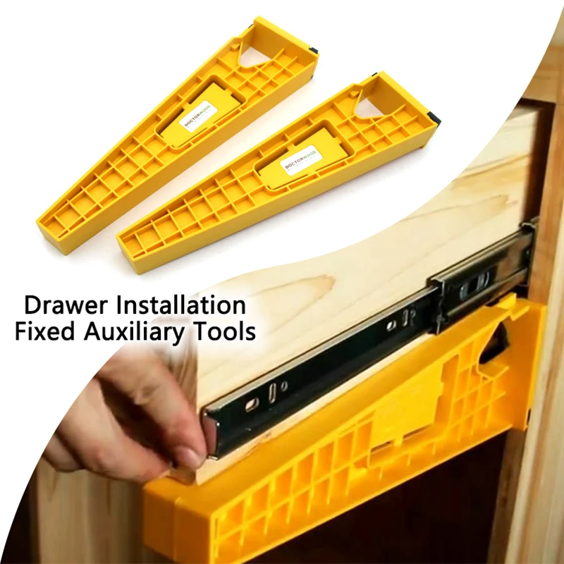 2023 Drawer Track Installation Jig Auxiliary Positioning Holder Drawer Slide Jig Mounting Cabinet Hardware Woodworking Tools
2023 Drawer Track Installation Jig Auxiliary Positioning Holder Drawer Slide Jig Mounting Cabinet Hardware Woodworking Tools