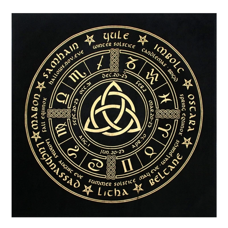 Tarot Table Altar Cloth Metaphysical Board Game Mat Pendulum Divination Altar Tablecloth Board Game Cards Pad Divination Mat 
Tarot Table Altar Cloth Metaphysical Board Game Mat Pendulum Divination Altar Tablecloth Board Game Cards Pad Divination Mat