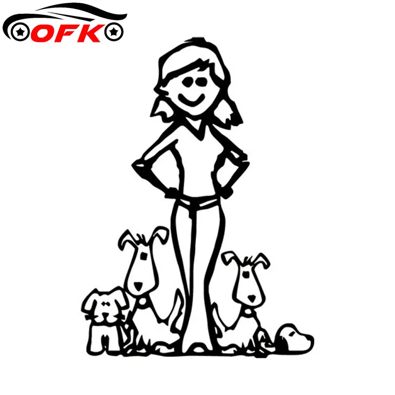 Crazy Dog Lady Funny Family Vinyl Car Sticker Cartoon Motorcycle Vinyl Decals Black/Silver 14.2*19.5CM
Crazy Dog Lady Funny Family Vinyl Car Sticker Cartoon Motorcycle Vinyl Decals Black/Silver 14.2*19.5CM