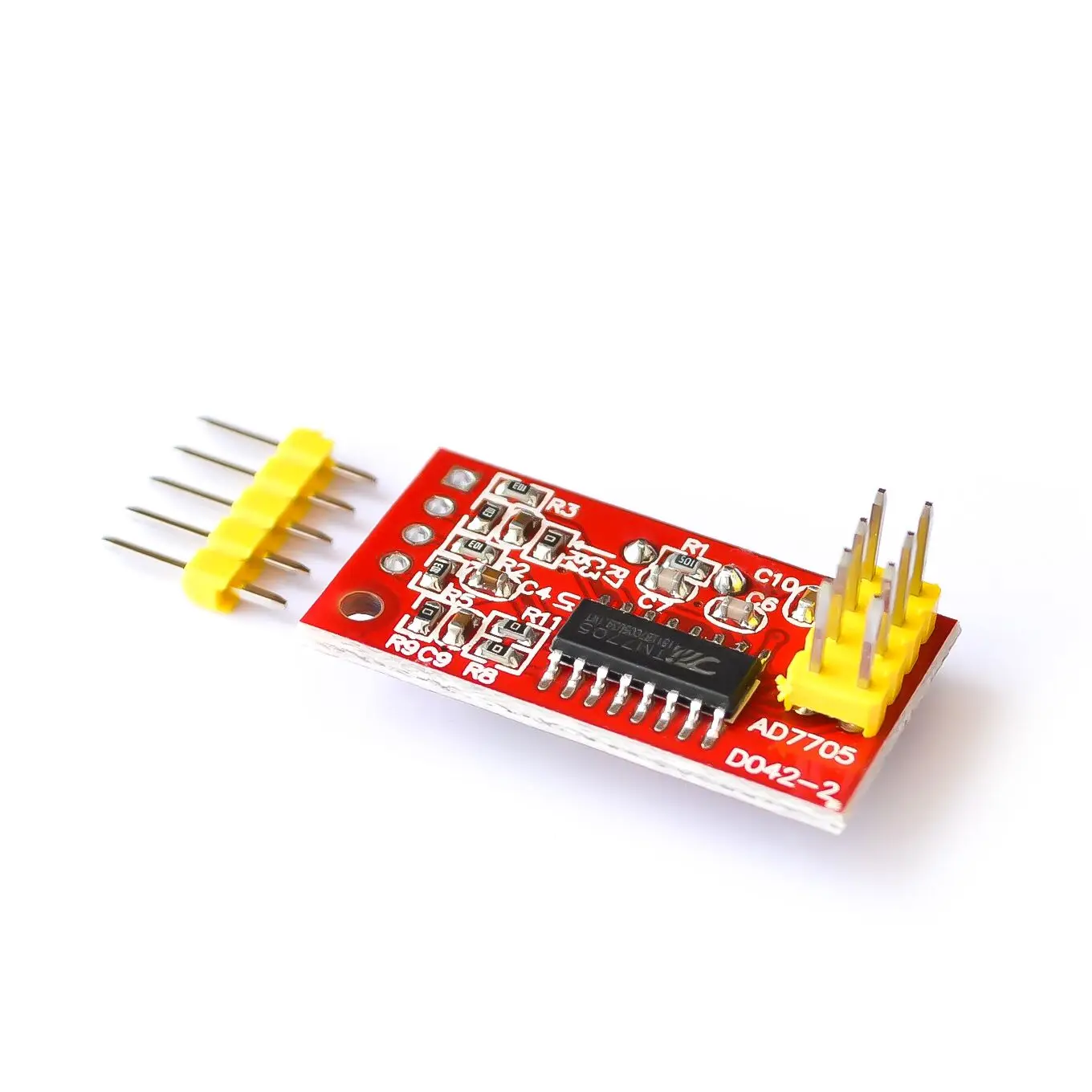 AD7705 Dual 16 bit ADC Data Acquisition Module Programmable SPI Interface Input Gain
AD7705 Dual 16 bit ADC Data Acquisition Module Programmable SPI Interface Input Gain