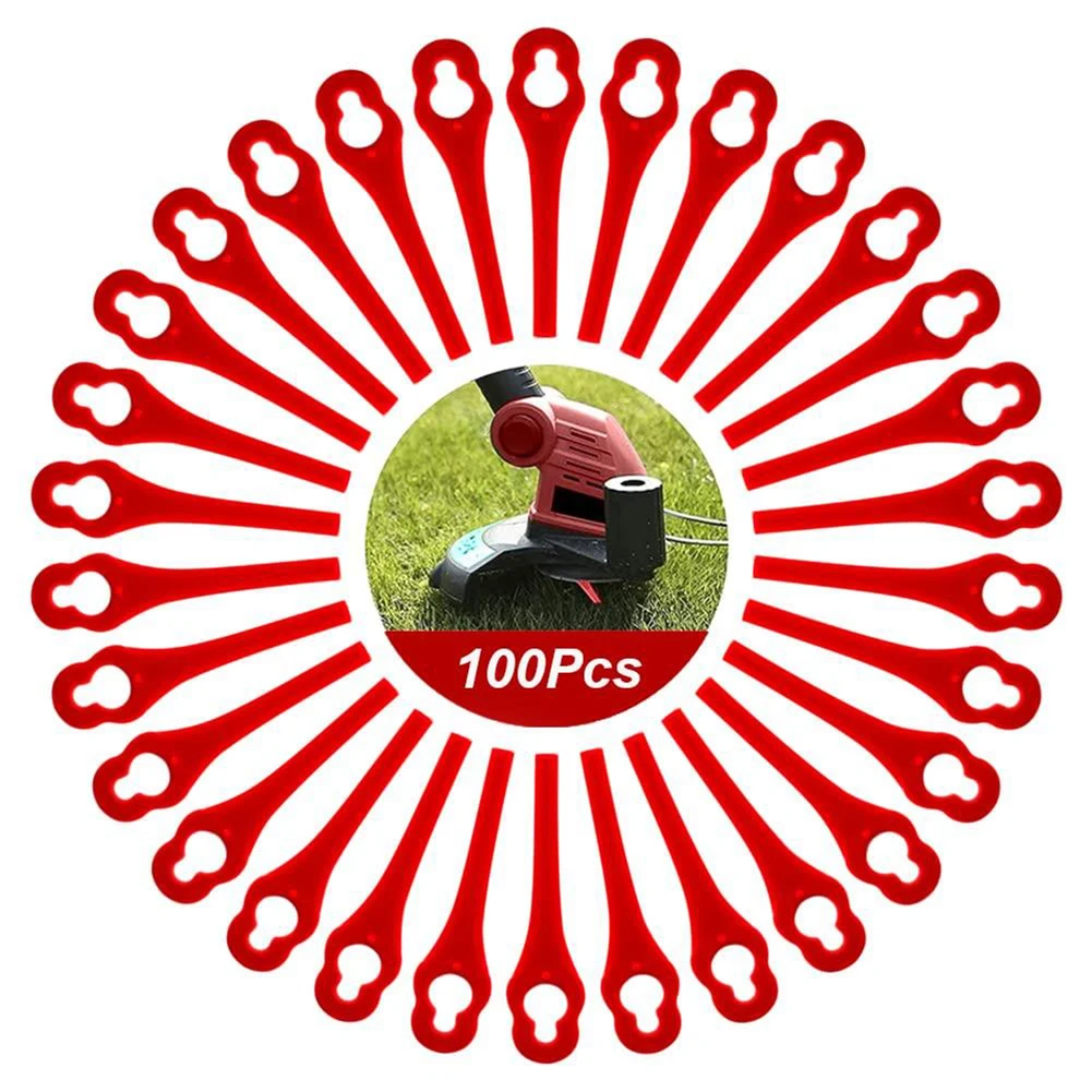 100Pcs Replacement Blades For Terratek Grass Strimmer Cordless Strimmer 18V/20V For Cordless Grass Trimmer Blade Cutter Lawn
100Pcs Replacement Blades For Terratek Grass Strimmer Cordless Strimmer 18V/20V For Cordless Grass Trimmer Blade Cutter Lawn