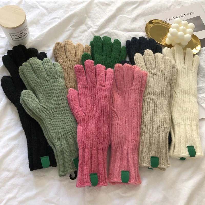 Winter Pure Color Knitted Gloves Mid-Length Touch Screen Mittens Outdoor Skiing Riding Gloves Split Finger Thick Warm Gloves
Winter Pure Color Knitted Gloves Mid-Length Touch Screen Mittens Outdoor Skiing Riding Gloves Split Finger Thick Warm Gloves