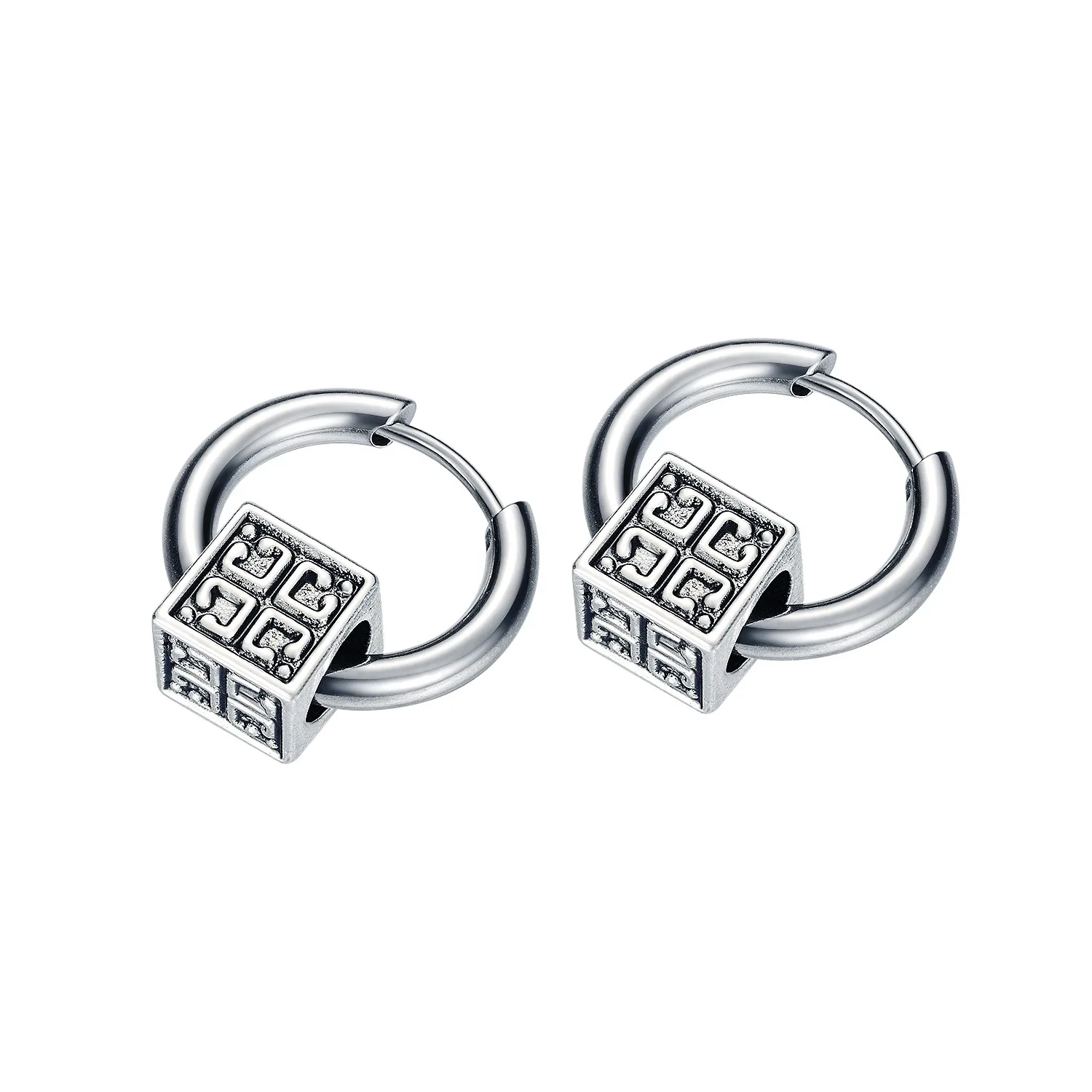 Trend Men's Titanium Steel Earrings Wholesale Creative Styling Hip Hop Street Simple Square Stud Earrings
Trend Men's Titanium Steel Earrings Wholesale Creative Styling Hip Hop Street Simple Square Stud Earrings