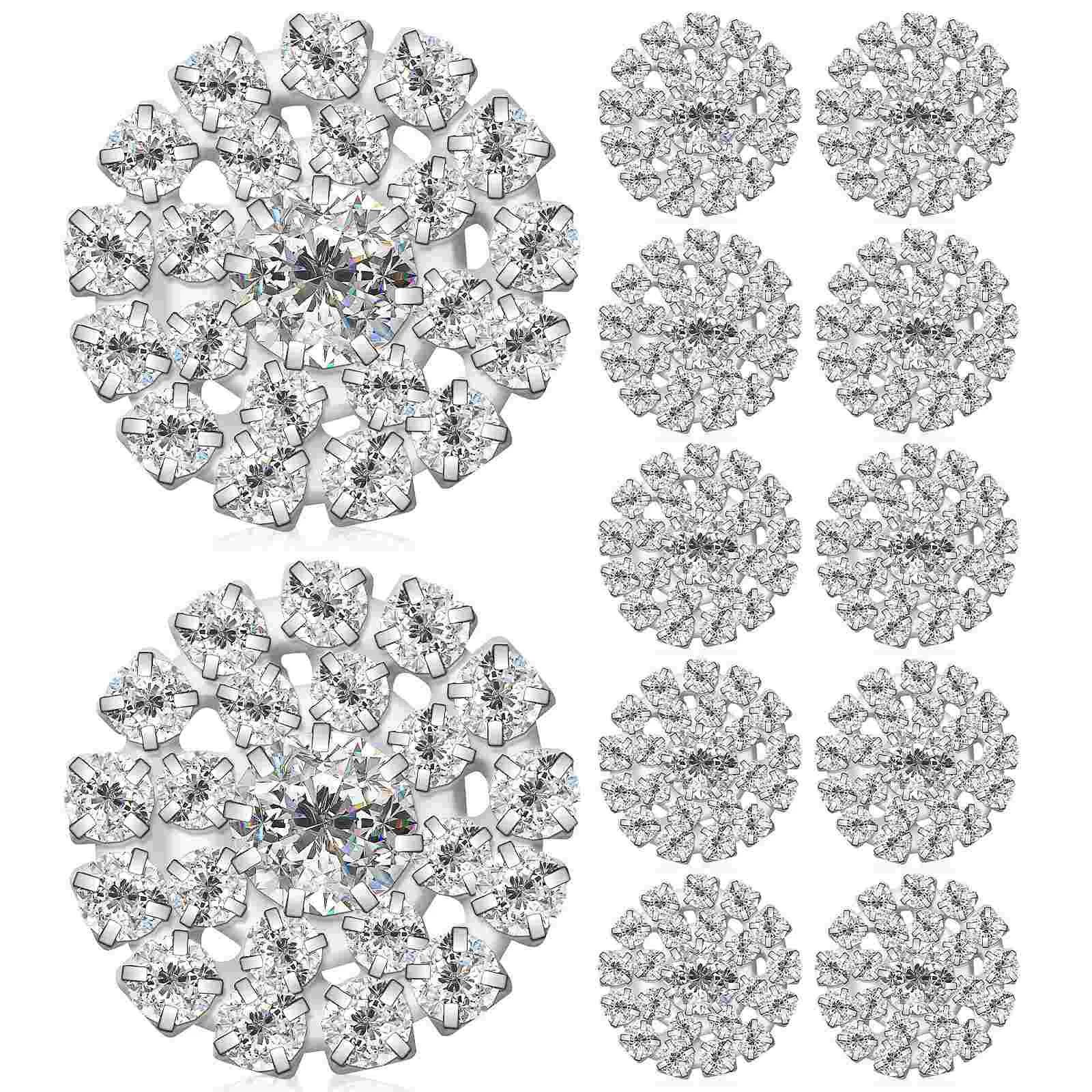 12 Pcs Clothing Buttons Shiny Rhinestone Botones Para Embellishment Embellishments Sew-on
12 Pcs Clothing Buttons Shiny Rhinestone Botones Para Embellishment Embellishments Sew-on