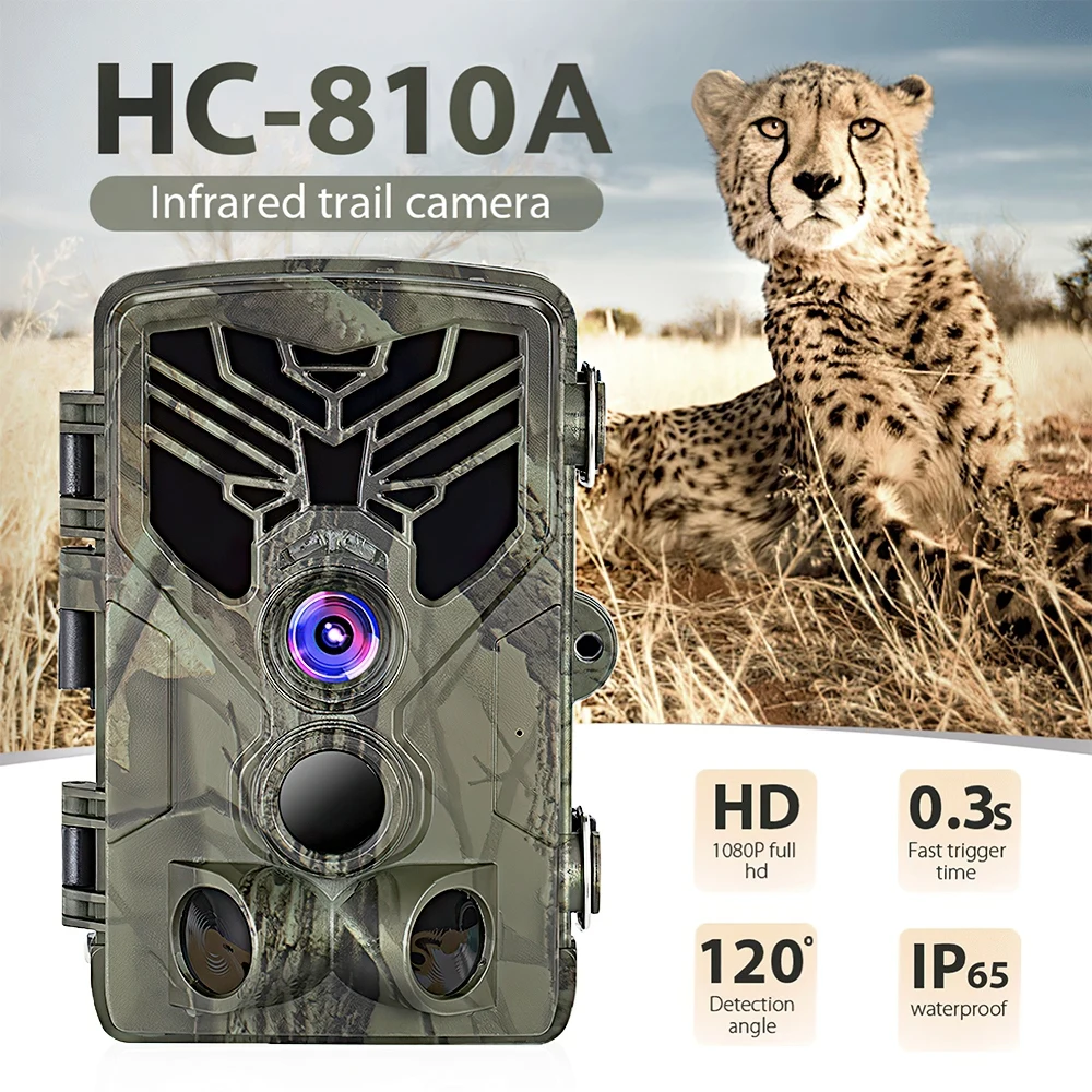 Фотоловушка HC-810A охотничья камера 1080P 20 Мп HD, камера для наблюдения за дикой природой, камера ночного видения с инфракрасным датчиком, Индукц...
Фотоловушка HC-810A охотничья камера 1080P 20 Мп HD, камера для наблюдения за дикой природой, камера ночного видения с инфракрасным датчиком, Индукц...