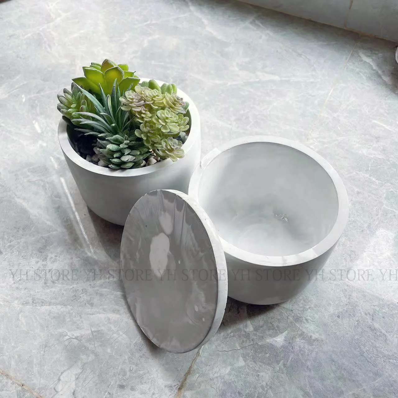 Big Round Flower Pot Mold Concrete Planter Mold DIY Garden Box Mold Cement Making tool Candle Vessel Mold storage jar Mold
Big Round Flower Pot Mold Concrete Planter Mold DIY Garden Box Mold Cement Making tool Candle Vessel Mold storage jar Mold