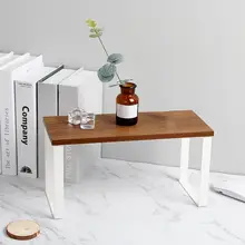 Desktop Storage Rack Stable Multifunctional Table Organizer Rack Solid Color Metal Practical Seasoning Organizer Shelf 수납대