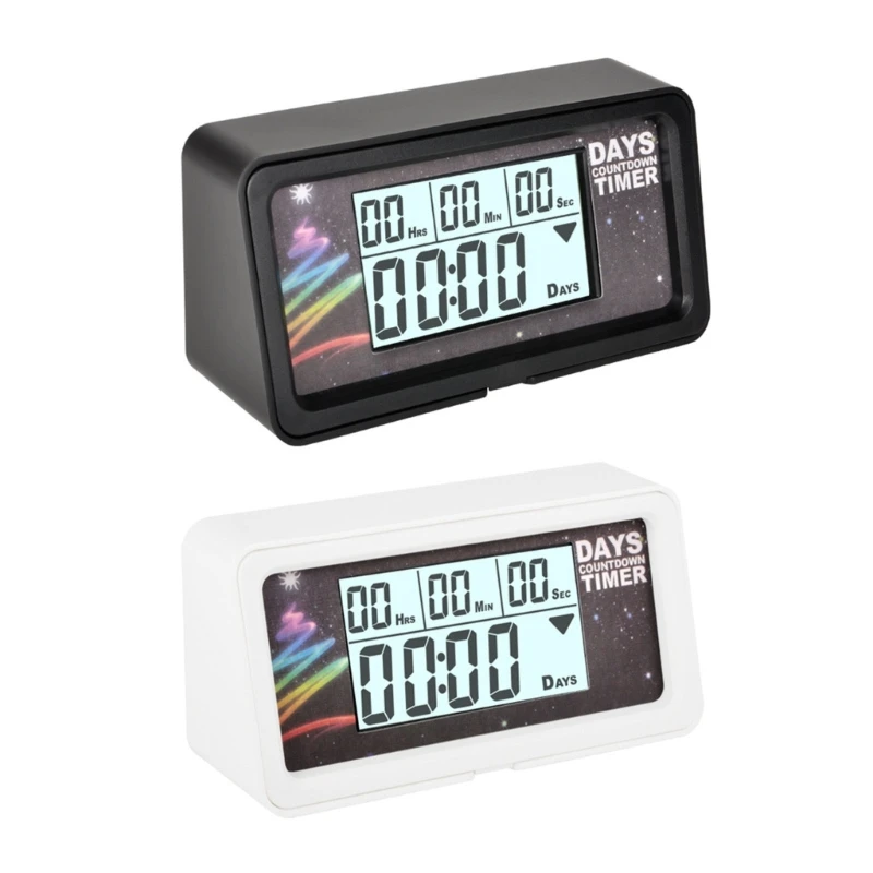 

999-Days Countdown Clock LCD Digital Screen Kitchen Timers Event Reminder for Wedding Retirement Kitchen Baking Cooking