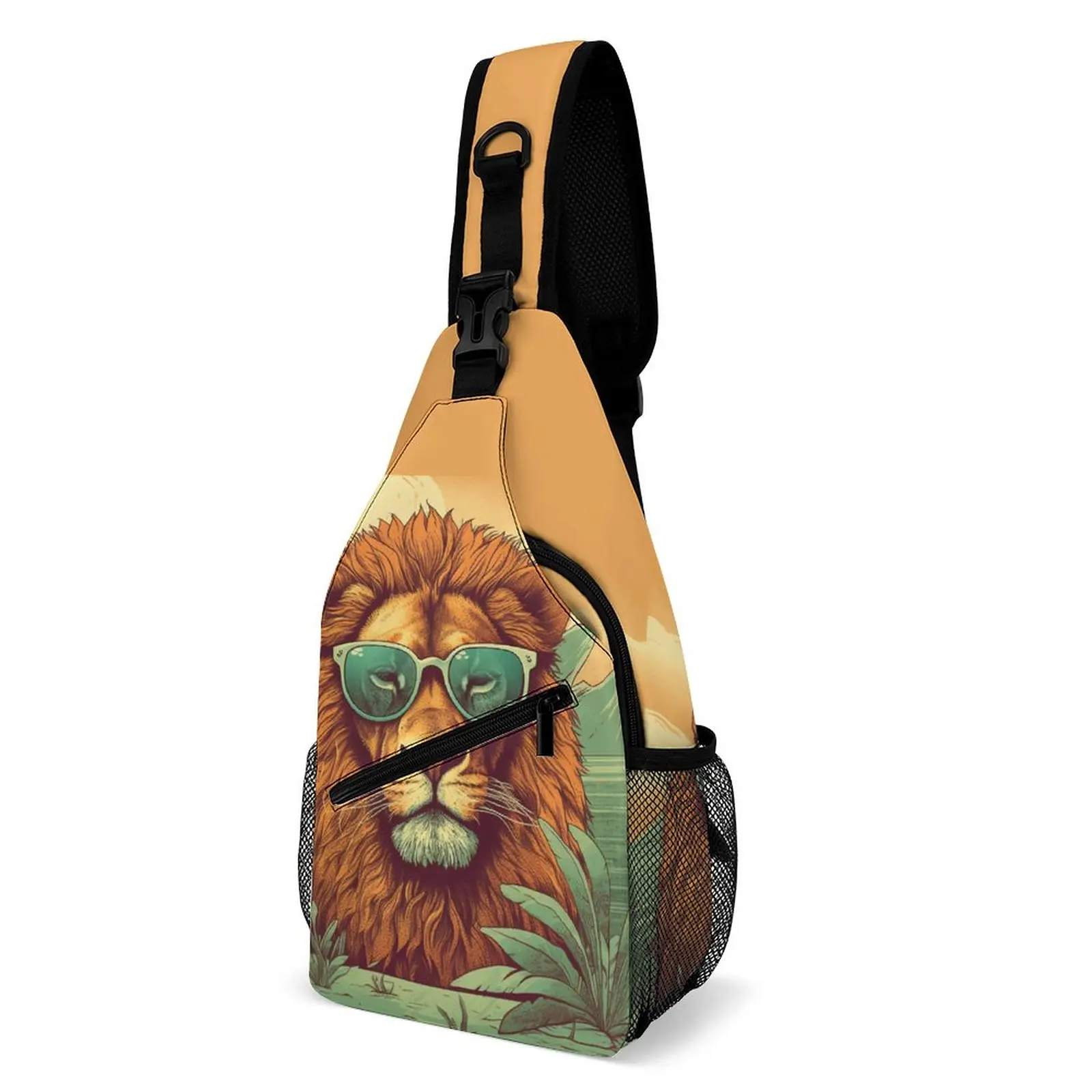 Lion Shoulder Bags Sunny Beach Sunglasses Graphic Illustration Fishing Chest Bag Boy Bicycle Print Sling Bag School Small Bags
Lion Shoulder Bags Sunny Beach Sunglasses Graphic Illustration Fishing Chest Bag Boy Bicycle Print Sling Bag School Small Bags