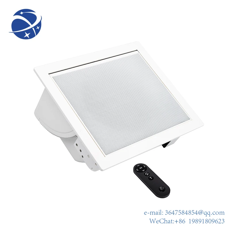 YunYiAbs Plastic Cover 6.5 Inch 35 Watts 100v Home Theatre Electric Square Impedance Mini White Ceiling Speaker
YunYiAbs Plastic Cover 6.5 Inch 35 Watts 100v Home Theatre Electric Square Impedance Mini White Ceiling Speaker