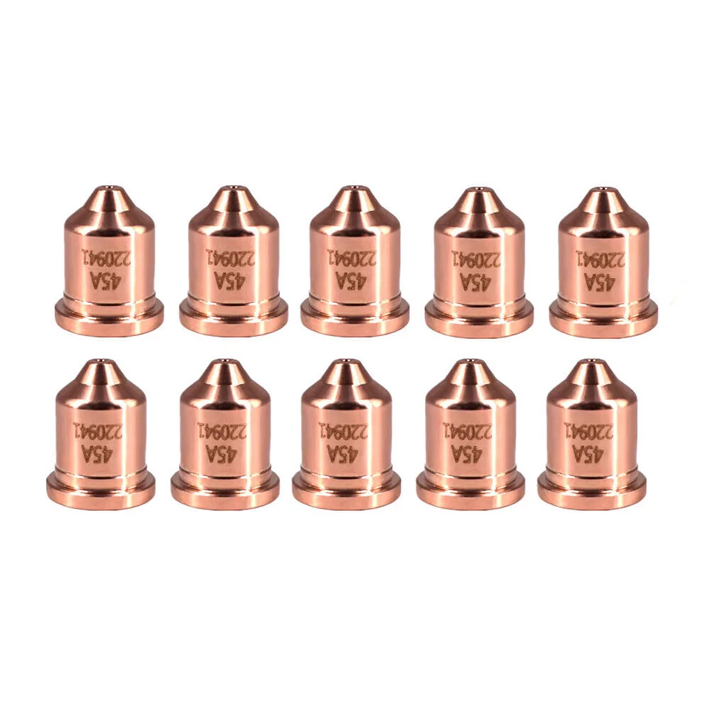 10pcs 220941 Plasma Cutter Nozzle Tips For MAX65 Plasma Cutting Torch Consumable For Cutting Carbon Steel Copper Welding Tools
10pcs 220941 Plasma Cutter Nozzle Tips For MAX65 Plasma Cutting Torch Consumable For Cutting Carbon Steel Copper Welding Tools