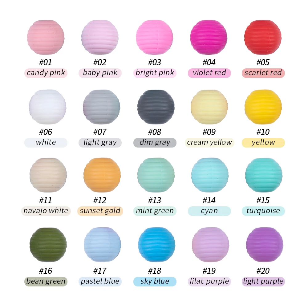 10-30Pcs Spiral Silicone Beads 15mm Round Beads For Jewelry Making Food Grade DIY Pacifier Chain Necklace Jewelry Accessories
10-30Pcs Spiral Silicone Beads 15mm Round Beads For Jewelry Making Food Grade DIY Pacifier Chain Necklace Jewelry Accessories