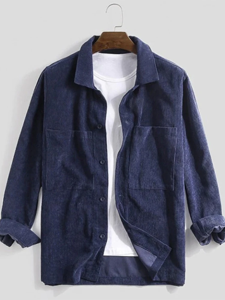 Spring Fashion Shirts Mens Fall Casual Solid Long Sleeve Slim Shirt Men Autumn Vintage Turn-down Collar Buttoned Tops Streetwear
Spring Fashion Shirts Mens Fall Casual Solid Long Sleeve Slim Shirt Men Autumn Vintage Turn-down Collar Buttoned Tops Streetwear