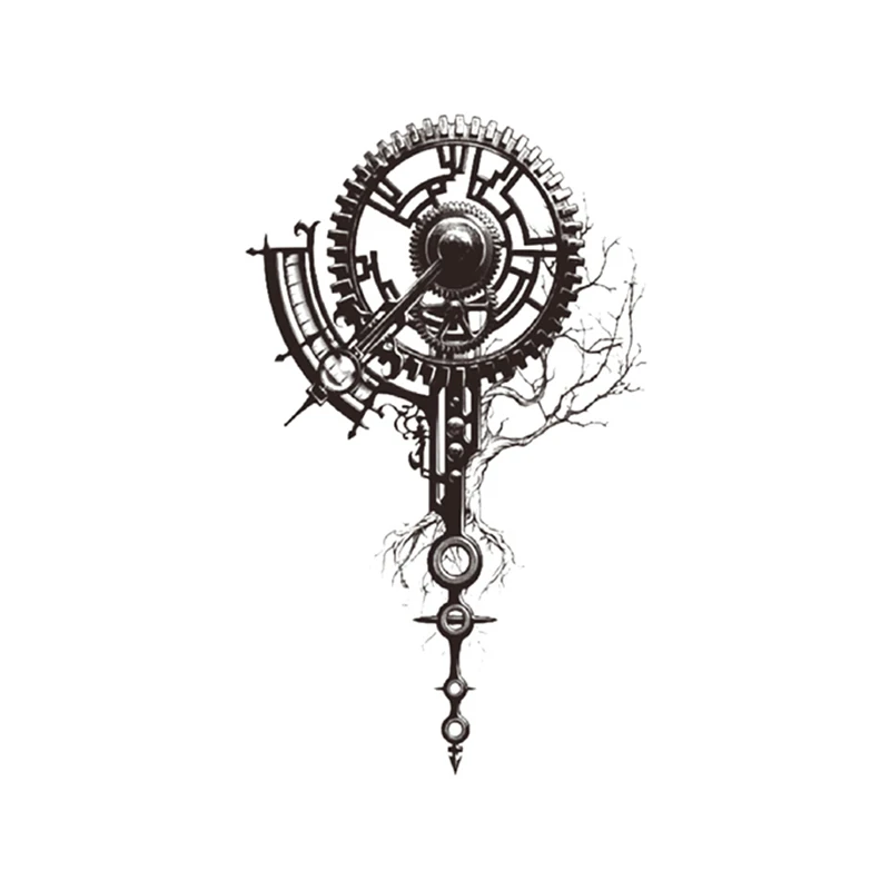 Creative Gear Compass Waterproof Temporary Tattoo Sticker Black Root Design Fake Tattoos Flash Tatoos Arm Body Art for Women Men
Creative Gear Compass Waterproof Temporary Tattoo Sticker Black Root Design Fake Tattoos Flash Tatoos Arm Body Art for Women Men