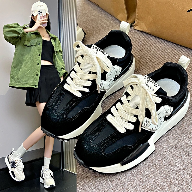 Spring Autumn Women Fashion High Quality Sneakers Trend Platform Outdoor Sport Shoes Fitness Running Casual Shoes Female Luxury
Spring Autumn Women Fashion High Quality Sneakers Trend Platform Outdoor Sport Shoes Fitness Running Casual Shoes Female Luxury
