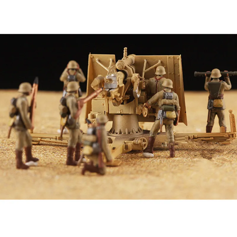 1:72 Scale Model 7 Pcs German 88 Artillery 7 Soldiers Action Figure Toys Scene Accessory Dolls Display Collection Gift For Fans
1:72 Scale Model 7 Pcs German 88 Artillery 7 Soldiers Action Figure Toys Scene Accessory Dolls Display Collection Gift For Fans