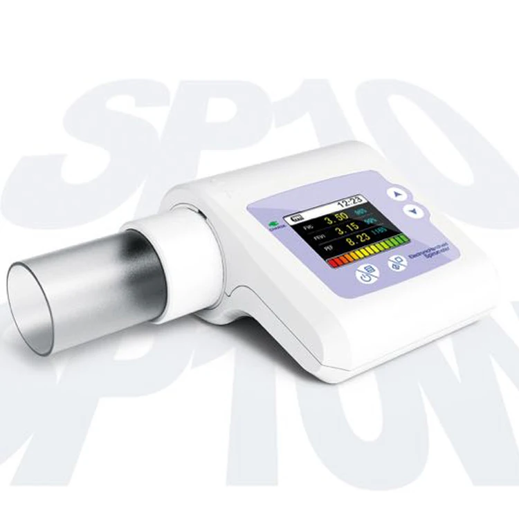 Manufacturer SP10 Color Display Spirometer Software and USB cable Support Lung function meter
Manufacturer SP10 Color Display Spirometer Software and USB cable Support Lung function meter