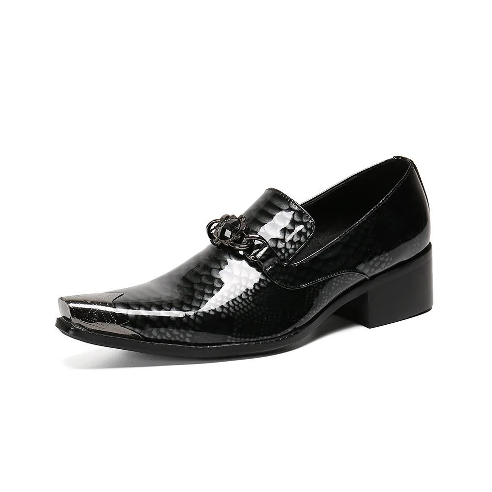 2023 New Leopard Print Metal Buckle Men ShoesThick Platform Genuine Leather Formal Shoes Spring Office Work Dress Shoes Loafers
2023 New Leopard Print Metal Buckle Men ShoesThick Platform Genuine Leather Formal Shoes Spring Office Work Dress Shoes Loafers