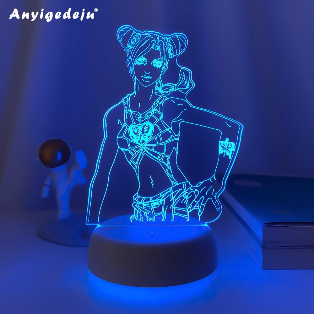 Led Lamp Anime JoJo Bizarre Adventure Season 6 Stone Ocean Jolyne Cujoh Figure for Bedroom Decor Night Light Jojos Jolyne Cujoh
Led Lamp Anime JoJo Bizarre Adventure Season 6 Stone Ocean Jolyne Cujoh Figure for Bedroom Decor Night Light Jojos Jolyne Cujoh