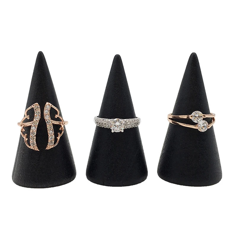 Wooden Ring Holder Display Cone Rack Finger Ring Jewelry Stand Storage Organizer
Wooden Ring Holder Display Cone Rack Finger Ring Jewelry Stand Storage Organizer