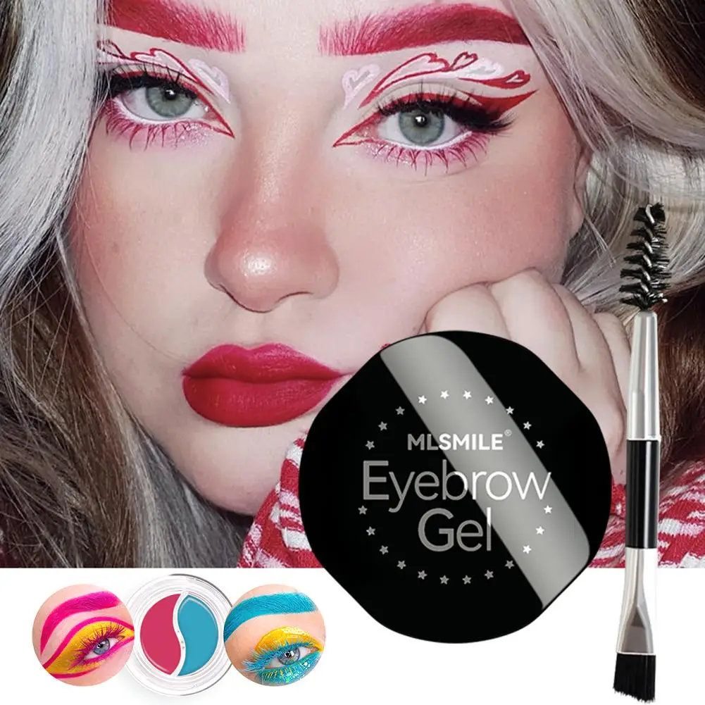 

Colorful Eyeliner Cream Halloween Makeup Tools Waterproof Beauty Comestics Long-lasting Eye Liner Gel For Eyeshadow With Br A3S9