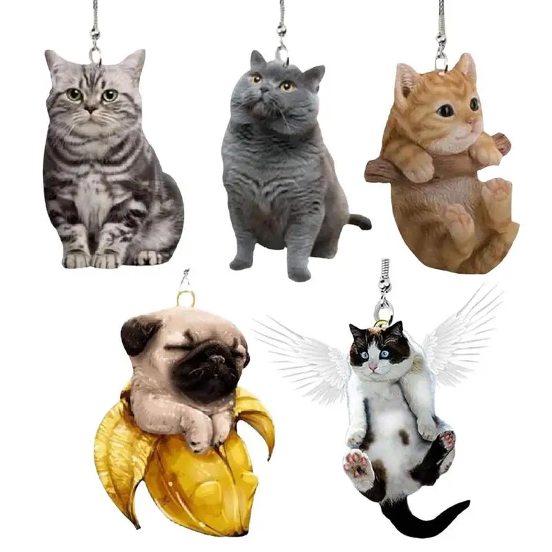 Cute Animal Dog Cat Ornament Car Dashboard Decorations Swinging Car Pendent Exquisite Craftsmanship Rear View Mirror Accessories
Cute Animal Dog Cat Ornament Car Dashboard Decorations Swinging Car Pendent Exquisite Craftsmanship Rear View Mirror Accessories