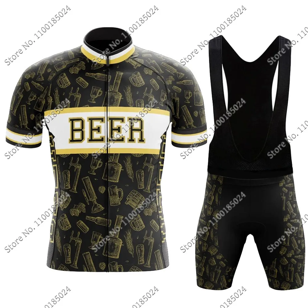 2022 Beer Black And Yellow Premium Cycling Jersey Set Men Bicycle Clothing Bike Shirts Suit Bicycle Bib Shorts MTB Ropa Maillot
2022 Beer Black And Yellow Premium Cycling Jersey Set Men Bicycle Clothing Bike Shirts Suit Bicycle Bib Shorts MTB Ropa Maillot