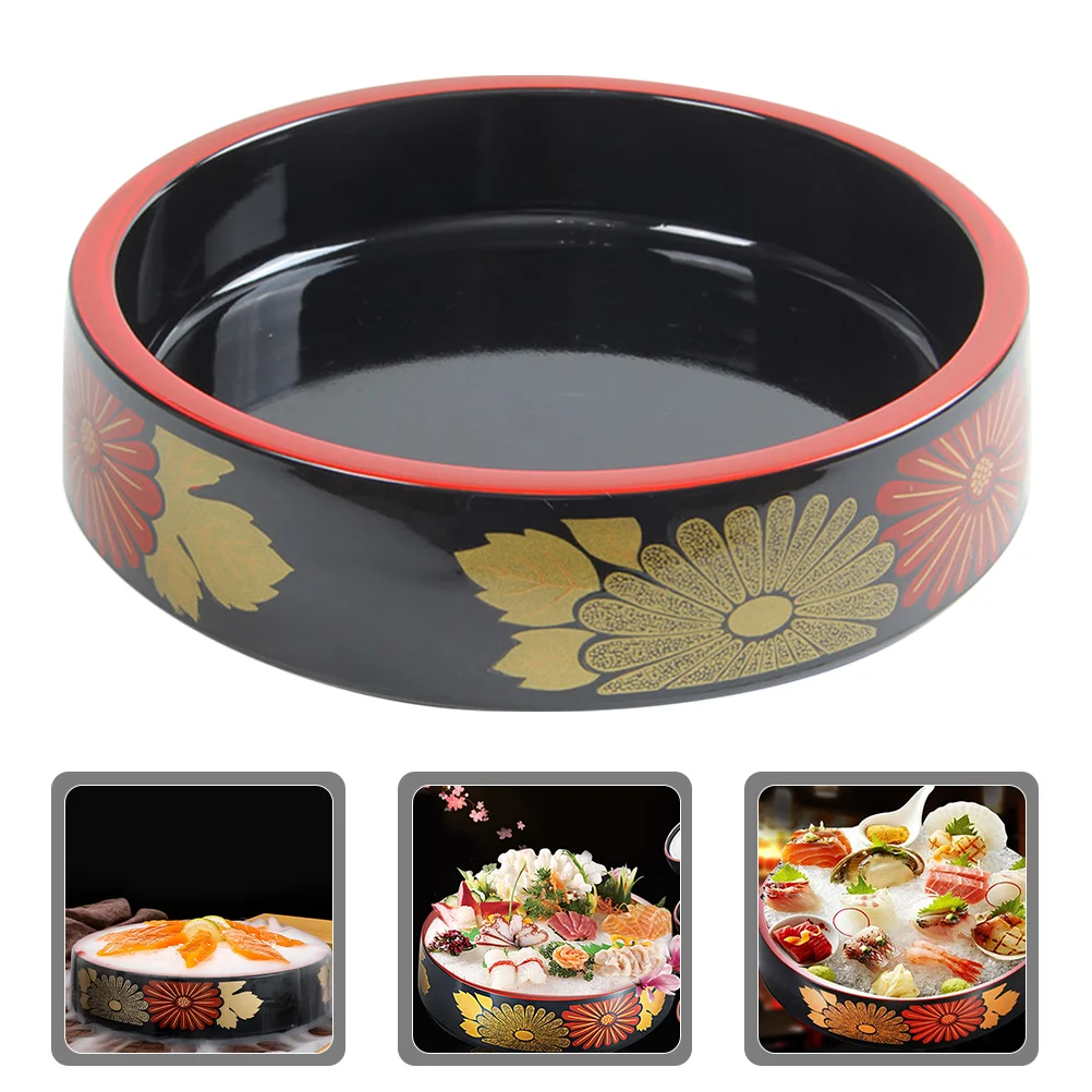 

Sushi Plate Tray Serving Sashimi Japanese Dish Platter Boat Food Ice Seafood Plates Salmon Cold Cupcake Trays Snacks Cake