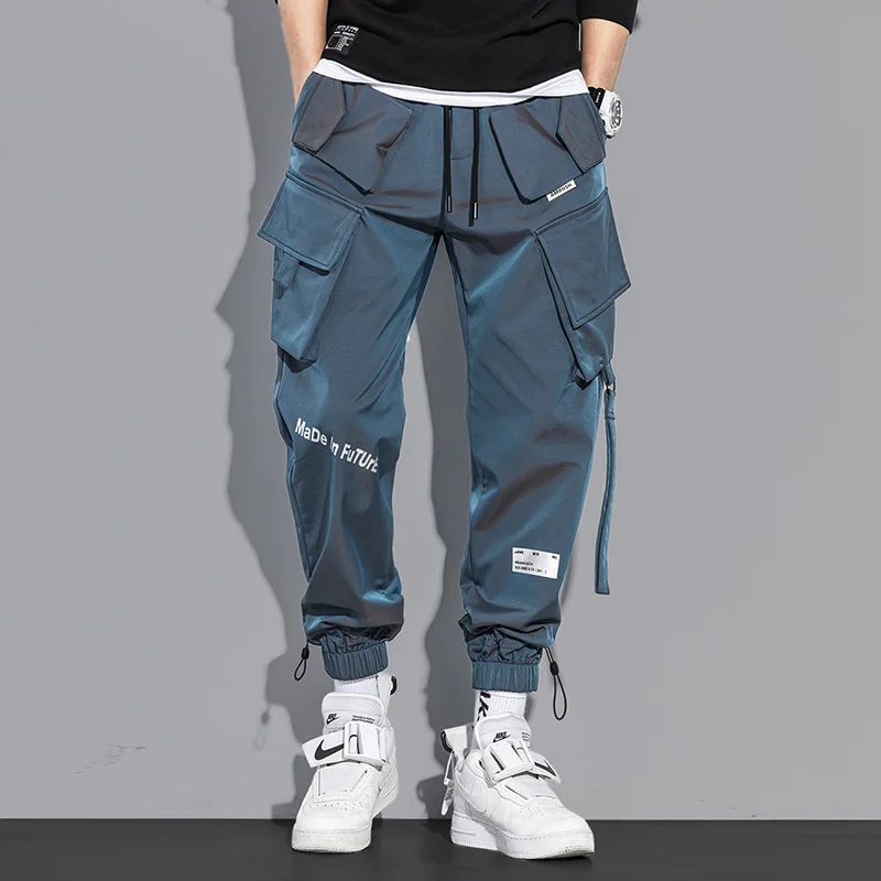 Men's Fashion Laser Reflective Overalls Spring/Autumn Loose Multi-pocket Casual Pants Ins Youth Cargo Sweatpants Men Street Wear
Men's Fashion Laser Reflective Overalls Spring/Autumn Loose Multi-pocket Casual Pants Ins Youth Cargo Sweatpants Men Street Wear